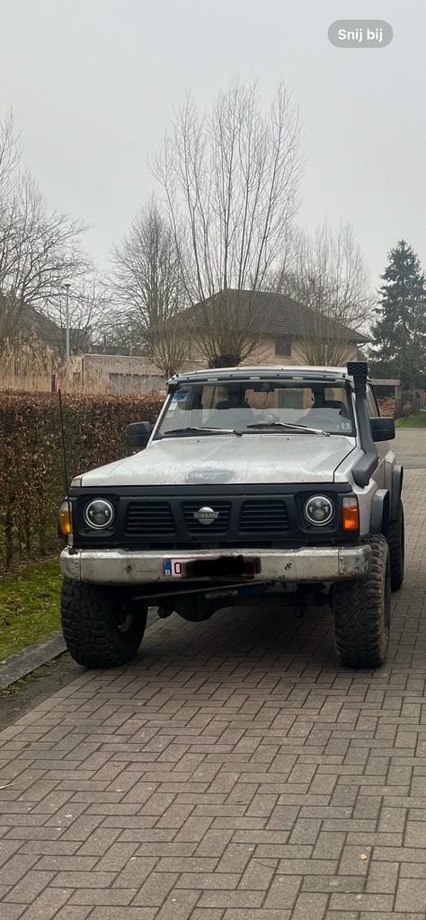 Nissan patrol y60, Auto's, Nissan, Particulier, Patrol, 4x4, Diesel, SUV of Terreinwagen, 3 deurs, Handgeschakeld, Zilver of Grijs