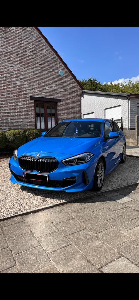 BMW 118I M SPORT blauw 2020, Auto's, BMW, Particulier, 1 Reeks, 360° camera, ABS, Achteruitrijcamera, Adaptieve lichten, Adaptive Cruise Control
