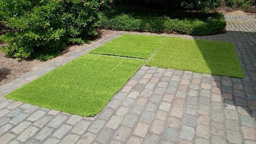 tapijt groen Hampen-3 stuks-zie omschrijving-perfecte staat, Huis en Inrichting, Stoffering | Tapijten en Vloerkleden, Groen, Ophalen of Verzenden