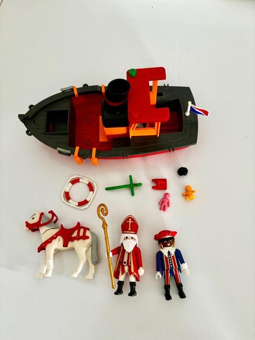Bateau à vapeur Playmobil 5206 Sinterklaas et Zwarte Piet, Enfants & Bébés, Jouets | Playmobil, Utilisé, Ensemble complet, Enlèvement ou Envoi