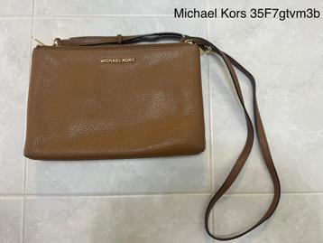 Michael Kors tas 35F7GTVM3B – Leer & MK-logo  beschikbaar voor biedingen