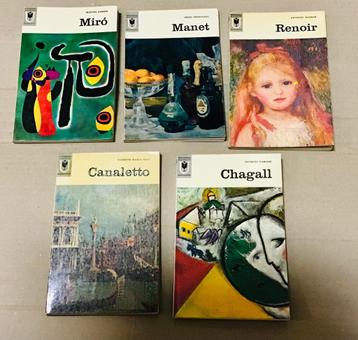 5 livres anciens Marabout Université sur les peintres - 8€