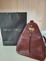 Mooie bruine handtas van Sergio Danielli, Handtas, Ophalen of Verzenden, Zo goed als nieuw