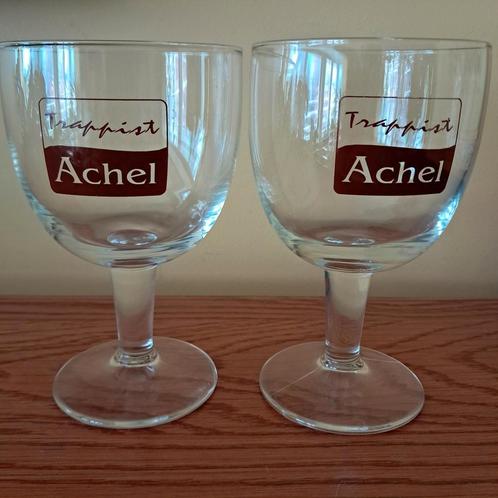 2 nieuwe glazen ACHEL Trappist, Verzamelen, Biermerken, Nieuw, Ophalen of Verzenden