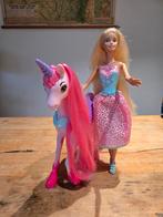 Barbie dreamtopia met eenhoorn, Kinderen en Baby's, Ophalen, Zo goed als nieuw, Barbie