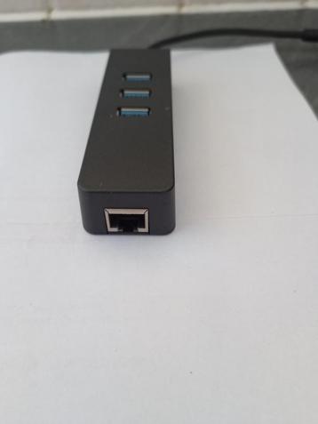 YCZ 3-poorts USB3 Hub en ethernet connectie beschikbaar voor biedingen