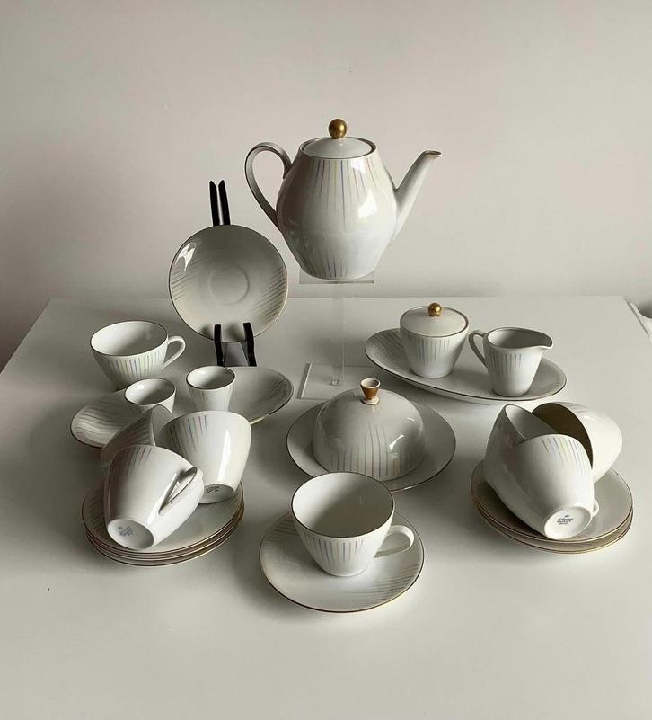 vintage theeserviesje Seltmann Weiden, Antiek en Kunst, Antiek | Porselein, Ophalen of Verzenden