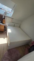 SONGESAND
Bedframe, wit, 160x200 cm + matras, Wit, Bed, Tweepersoons, Ophalen of Verzenden