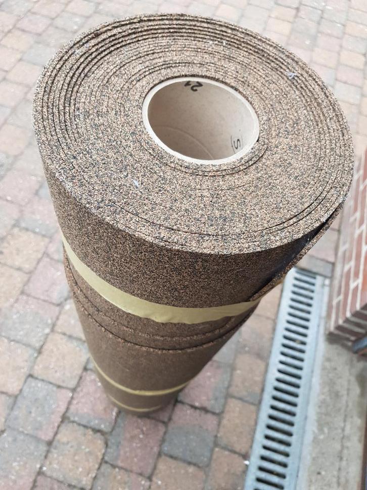 Ondervloer RUBBERKURK op rol, Doe-het-zelf en Bouw, Vloerdelen en Plavuizen, Nieuw, Vloerdelen of -planken, Overige materialen