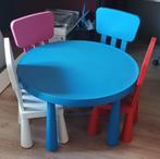 Kindertafel en stoelen, Kinderen en Baby's, Kinderkamer | Tafels en Stoelen, Ophalen, Gebruikt, Tafel(s) en Stoel(en)