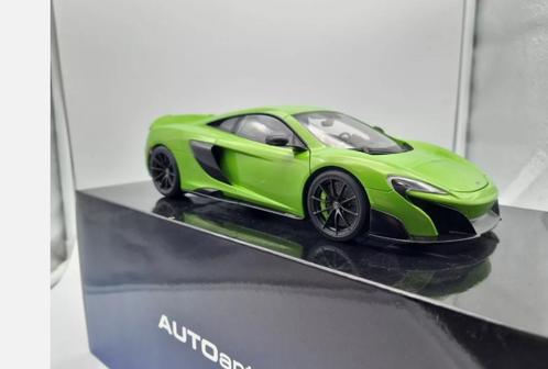 McLaren 675LT Green Autoart 1/18 Nieuw, Hobby en Vrije tijd, Modelauto's | 1:18, Nieuw, Auto, Autoart, Ophalen of Verzenden
