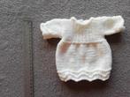 Poppenjurk in wit met romantisch boordje, nieuw, Ophalen of Verzenden, Nieuw, Babypop
