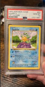 Pokemon Squirtle First Edition Base Set Vintage PSA 10 MT, Nieuw, Foil, Ophalen of Verzenden, Losse kaart