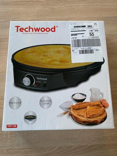 Techwood TCP-126, Elektronische apparatuur, Gourmetstellen, Zo goed als nieuw, Ophalen