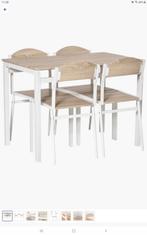 Eettafel met 4 stoelen
 Landelijke stijl, Ophalen, Zo goed als nieuw