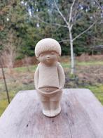 Stone art/jongen sculptuur/zandkleur, Ophalen of Verzenden