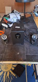 logitech pc speaker set, Computers en Software, Pc speakers, Ophalen of Verzenden, Gebruikt, Audiokanaal 2.1, Logitech