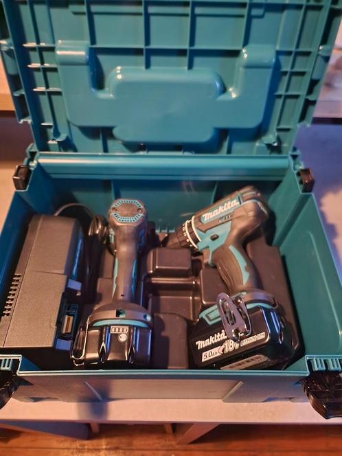 Makita - Pack Duo. Perceuse visseuse et visseuse à choc, Bricolage & Construction, Outillage | Foreuses, Neuf, Perceuse, Enlèvement ou Envoi