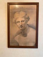 2 pentekeningen, Antiek en Kunst, Kunst | Tekeningen en Fotografie, Ophalen