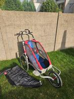 Thule Chariot, Fietsen en Brommers, Fietsaccessoires | Aanhangwagens en Karren, Ophalen, Gebruikt, Opvouwbaar, Aanhangfiets