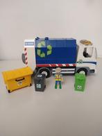 Playmobil Vuilniswagen met zwaailicht - 4129, Ophalen of Verzenden, Zo goed als nieuw, Complete set