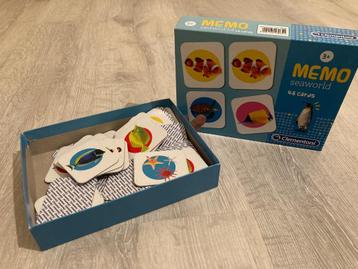 Clementoni Memo Seaworld, Kinderen en Baby's, Ophalen of Verzenden, Gebruikt, Puzzelen