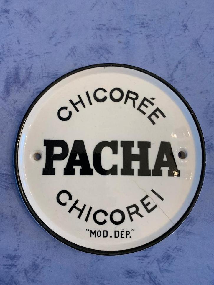 Chicorée PACHA ramasse  monnaie Plaque, Collections, Marques & Objets publicitaires, Utilisé, Ustensile, Enlèvement ou Envoi