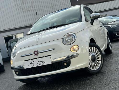 Fiat 500 1.2i * CLIM + JANTES + T.PANO + GPS + GARANTIE *, Auto's, Fiat, Bedrijf, Te koop, ABS, Airbags, Airconditioning, Boordcomputer