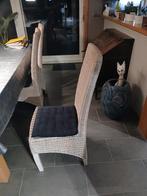 8 Chaise en rotin, Maison & Meubles, Enlèvement, Utilisé, Blanc, Cinq, Six Chaises ou plus