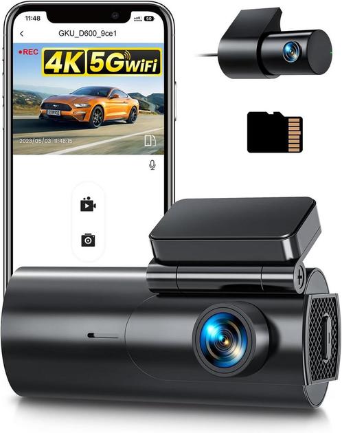 4K dashcam voor en koop met wifi — Nieuws en app, Auto diversen, Auto-accessoires, Nieuw, Ophalen of Verzenden