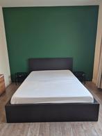 Bed met lattenboden Malm, Huis en Inrichting, Slaapkamer | Bedden, Ophalen, Zo goed als nieuw