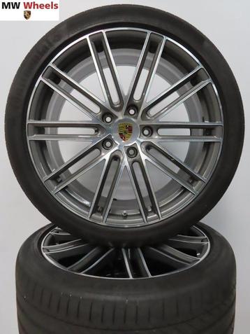 Porsche Panamera 971 velgen 21 inch Turbo met zomerbanden beschikbaar voor biedingen