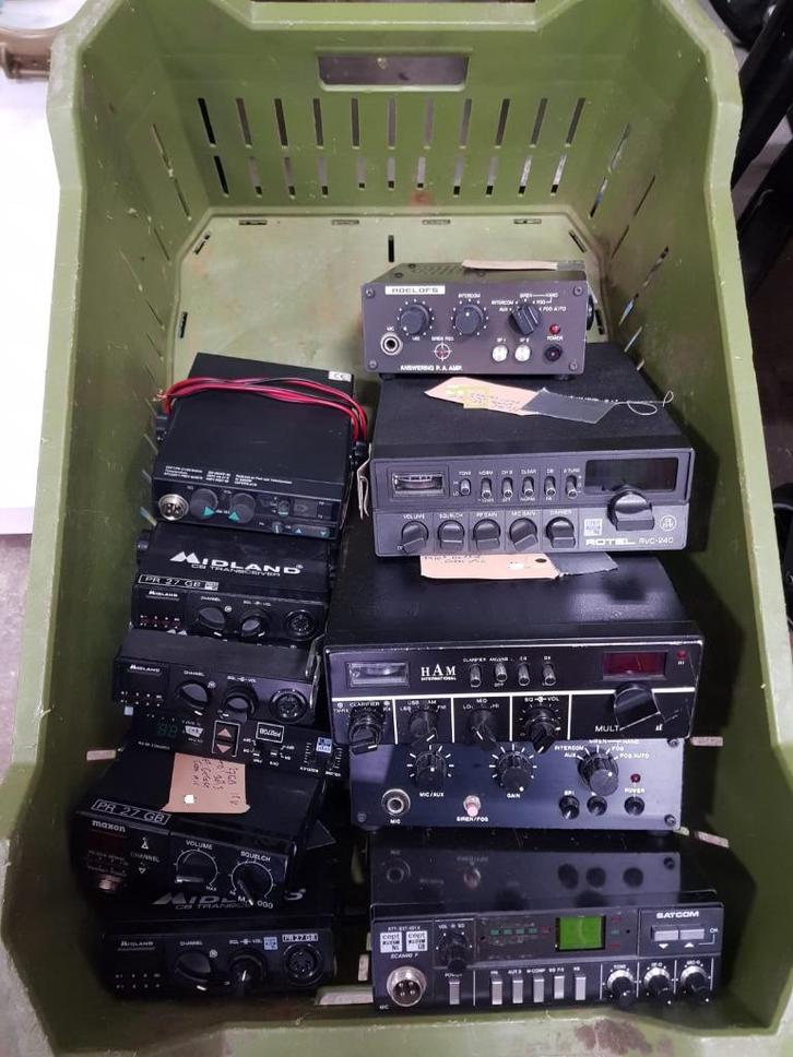 10 stuks receivers, 27mc bakkie, transceivers, Telecommunicatie, Zenders en Ontvangers, Gebruikt, Ophalen of Verzenden