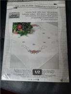 Kit compleet - voorgetekend tafeldoek (4), Ophalen of Verzenden, Nieuw, Handborduren, Borduurpakket