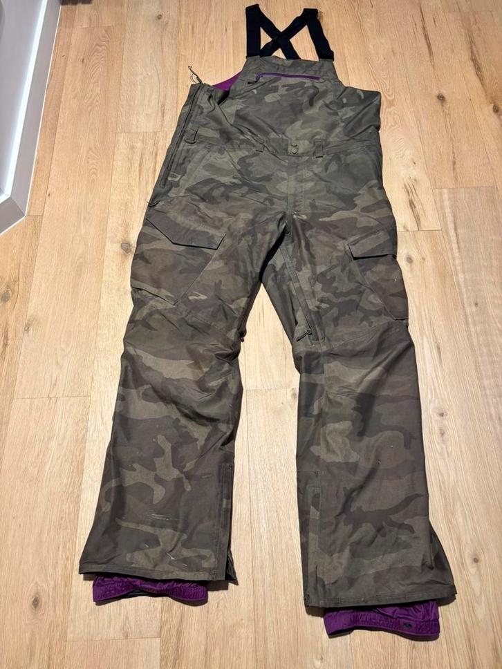 Burton GORE-TEX bib XL, Kleding | Heren, Wintersportkleding, Gedragen, Broek, Maat 56/58 (XL), Ophalen