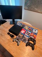 Pack PS4 1 To + écran Asus + 10 jeux + 3 manettes, Ophalen of Verzenden, Gebruikt, Original