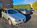 Alfa 156 sw, Auto's, Alfa Romeo, Zwart, Leder, 5 deurs, Particulier
