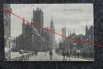 Postkaart Gent, Les 3 Tours, met reclame panelen, België, Ophalen of Verzenden, Voor 1920, Gelopen, Oost-Vlaanderen