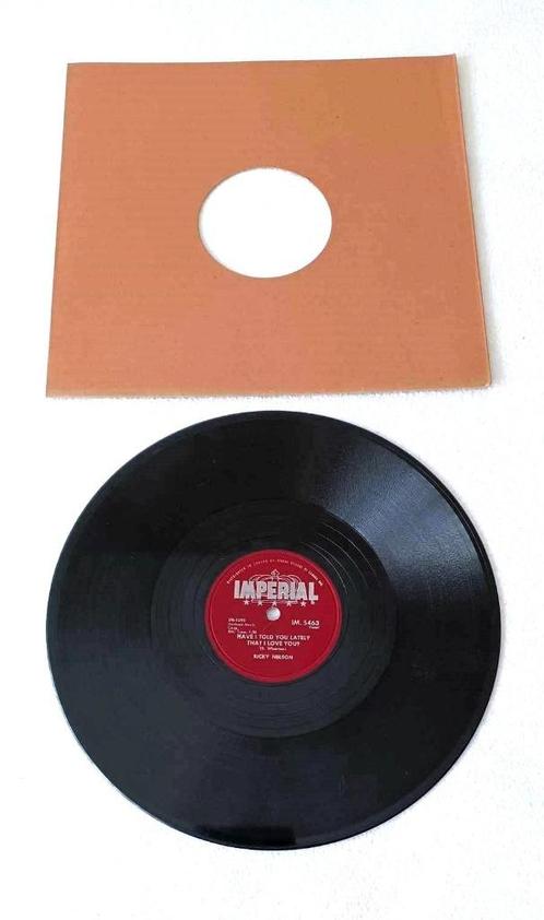 Ricky Nelson 78 rpm platen rock, Cd's en Dvd's, Vinyl | Rock, Gebruikt, Rock-'n-Roll, 10 inch, Ophalen of Verzenden