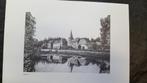 lot 30 lithogravures de villages de HESBAYE / CONDROZ, Ophalen of Verzenden, Zo goed als nieuw, Gebouw, Prent