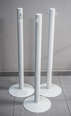 Afzetpaaltjes metaal, Ophalen, Gebruikt