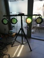 4 led par - jb systems + controller ledcon 02, Enlèvement, Utilisé