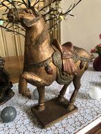 Houten paard, Antiek en Kunst, Kunst | Beelden en Houtsnijwerken, Ophalen of Verzenden