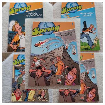 Strip Spring, album 4, Le Mystère des Tromboli, Enlèvement ou Envoi, Une BD, Neuf, G. Verhulst; H. Bourlon