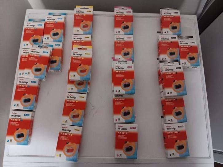 Canon 521 vervanging inkt cartridge , AR-521 , 26 stuks, Computers en Software, Printerbenodigdheden, Cartridge, Ophalen of Verzenden