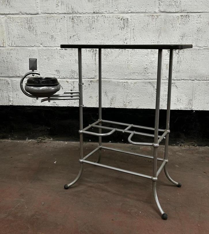 Rokerstafeltje van Demeyere 1930s Art deco, Verzamelen, Rookartikelen, Aanstekers en Luciferdoosjes, Gebruikt, Overige typen, Ophalen