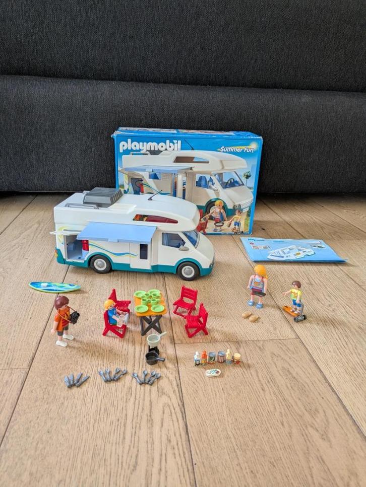 Playmobil Camper Mobilhome 6671, Kinderen en Baby's, Speelgoed | Playmobil, Zo goed als nieuw, Complete set, Ophalen of Verzenden