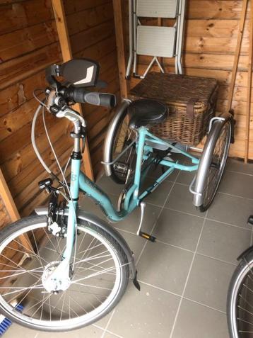 driewielfiets met elektromotor