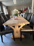 Massief eiken eetkamer licht, Ophalen, Zo goed als nieuw