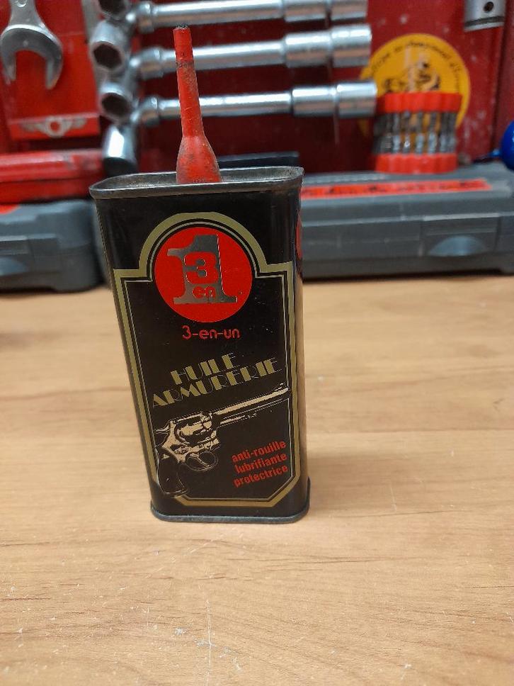 Oude lege oliekan 3 in één, Verzamelen, Merken en Reclamevoorwerpen, Gebruikt, Overige typen, Verzenden